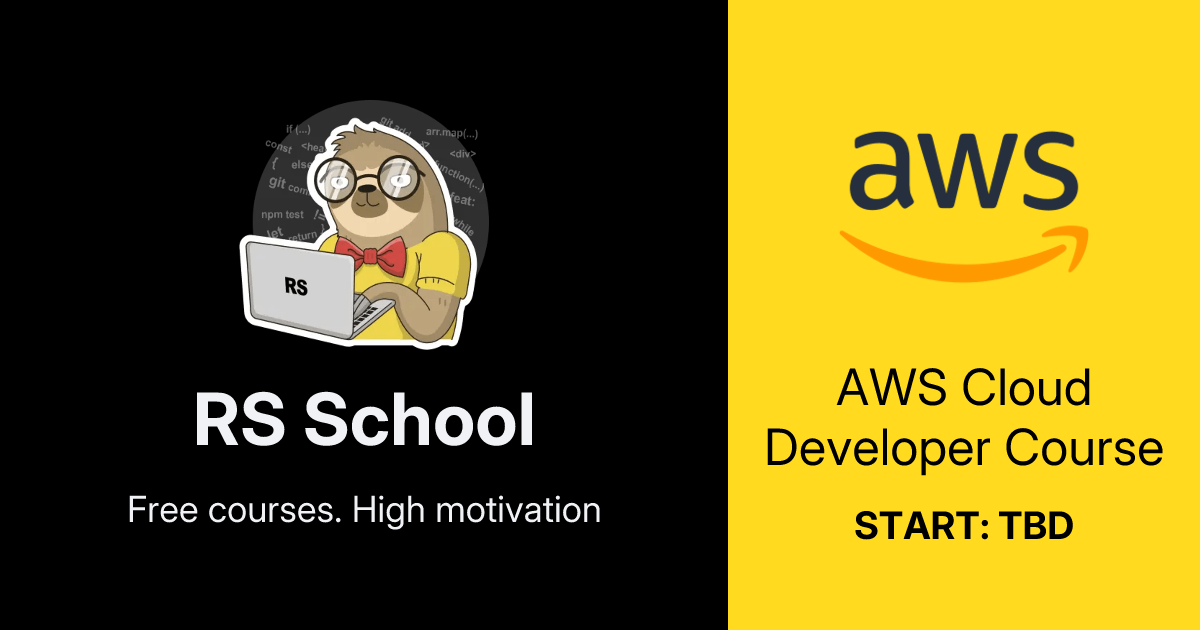 AWS Cloud Developer · The Rolling Scopes School